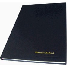  dilman ciltli zimmet defteri 96 yaprak 20x28 cm