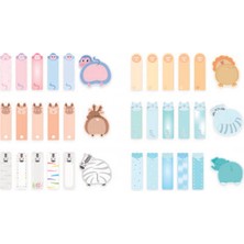 HopaxSticky Notes 20 Yaprak Yapışkanlı Not Kağıdı Bump 6 Desen K0125 (48 Li Stand)