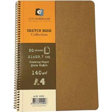 Alex Schoeller Sketchbook Collection Eskiz Defteri A4 140 Gr 50 Yaprak Alx-0006