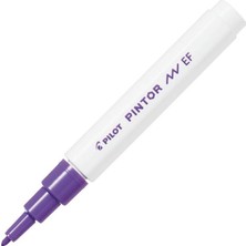  pilot pintor keçeli markör dekor boya kalemi (ef) mor sw-pt-ef-v (6 lı paket)