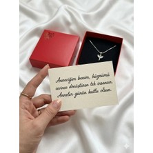 Tüko Store Anneler Günü Özel Kutulu 14K Altın Kaplama Kanatlı Melek Kolye