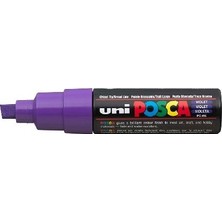 Uni-Ball Posca 8.0 Su Bazlı Poster Markör Kalem Mor Pc-8k (6 Lı Paket)