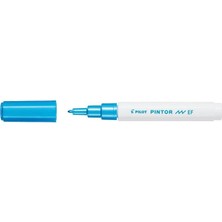 Pilot Pintor Keçeli Markör Dekor Boya Kalemi (Ef) Metalik Mavi Sw-Pt-Ef-Ml (6 Lı Paket)