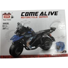  ctoy oyuncak blok motorsiklet 287 parça 30026