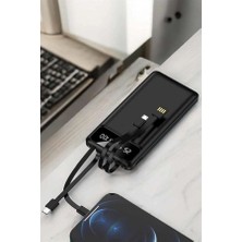 Krm Powerbank 20.000 Mah LCD Ekran USB Lightning Type-C Uyumlu Ios ve Android Krm