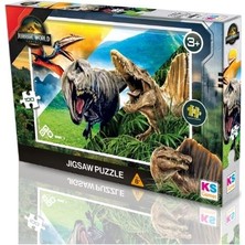  ks games jurrasic world rebirth puzzle 100 parça jw714