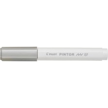 Pilot Pintor Keçeli Markör Dekor Boya Kalemi (Ef) Gümüş Sw-Pt-Ef-S (6 Lı Paket)