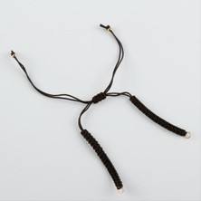 Zero Land Storozal Makrome Örgü Bileklik 1 Adet-Siyah