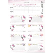 Keskin Color Hello Kitty And Friends Ders Programlı 3 Lü Okul Etiketi 220130-13