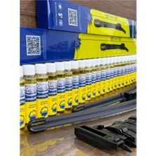Motorx Renault Megane Supermute 2’li Ön Muz Silecek Takımı 600 MM-450MM+ Konsantreli 24LÜ Cam Suyu Seti