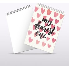  my mia art motto bloknot seri my dearest one not defteri 12x17 cm