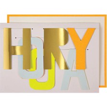 Meri Meri - Hooray Tebrik Kartı