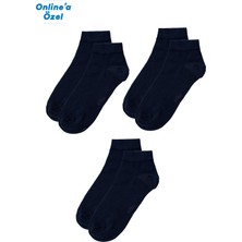 Kiğılı 3'lü Pamuklu Esnek Spor Çorap Seti