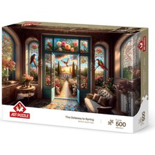  art puzzle 500 parça puzzle bahara açılan kapı 40503