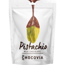 Chocovia Sütlü Çikolata Kaplı Bütün Antep Fıstığı Draje 100(GR) Atıştırmalık Çikolata