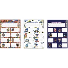  keskin color sonic ders programlı 3 lü okul etiketi