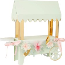 Meri Meri - Laduree Paris Macaron Cart Centerpiece - Ladurée Paris Makaron Arabası Masa Süsü