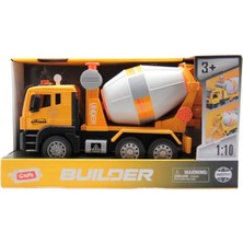  ctoy oyuncak sesli ve pilli beton mikseri sarı 1:10 wy1111a