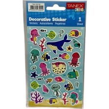  tanex okyanus canlıları-2 serisi etiket sticker tnx-25190