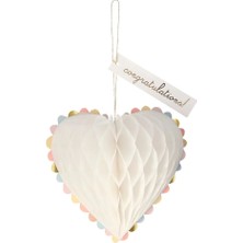 Meri Meri - Heart Wedding Card - Kalpli Evlilik Tebrik Kartı