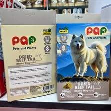 Pets And Plants Doğal Köpek Ödül Maması Pap Dana Kuyruk Sakat Et 100 G