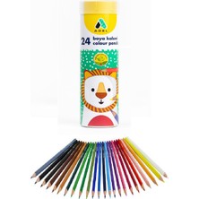 Adel Kuru Boya Kalemi Tam Boy Tüp 24 Renk 2112 360013 (1 Adet)