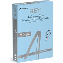 Rey Adagio A4 80 Gram Renkli Fotokopi Kağıdı Açık Mavi 500 Lü