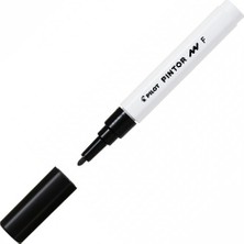  pilot pintor keçeli markör dekor boya kalemi (f) siyah sw-pt-f-b (6 lı paket)