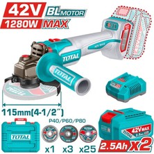 Total Lı-Ion Akülü Kömürsüz 42V Tașlama TAGLI4128112E