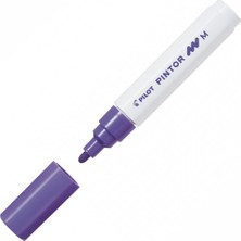 Pilot Pintor Keçeli Markör Dekor Boya Kalemi (M) Mor Sw-Pt-M-V (6 Lı Paket)