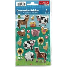  tanex verimli canlılar serisi etiket sticker tnx-25173