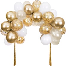 Meri Meri - Gold Balloon Arch Kit - Altın Balon Kiti