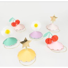 Meri Meri - Happy Icons Party Hats - Mutlu Semboller Parti Şapkaları (6'lı)