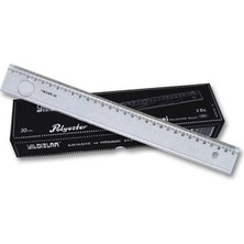 Beş Yıldızlar Yıldızlar Standart Cetvel Plastik Mercekli 30 Cm Kod:010