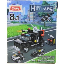 Ctoy Oyuncak Blok Mini Polis Arabaları 4514 (Karışık Model 1 Adet)