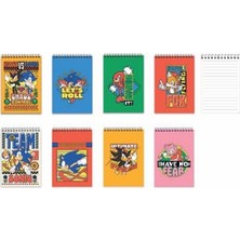  keskin color sonic spiralli bloknot not defteri a7 mini boy 42 yaprak çizgili