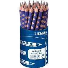 Lyra Groove Jumbo Grafit Kurşun Kalem Lacivert L1875360 (36 Lı Paket)