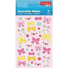 Tanex Renkli Kurdele Serisi Etiket Sticker Tnx-25158