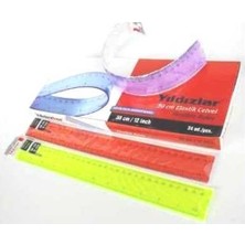 Beş Yıldızlar Yıldızlar Elastik Cetvel 30 Cm 146