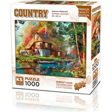  ks games puzzle 1000 parça autumn watermill 20816