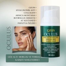 Agnodice Qzon Oculus – Sıkılaştırıcı Gözaltı Kremi & Göz Altı Torbası, Kırışıklık Karşıtı 30 ml