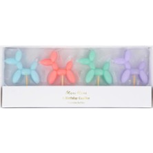 Meri Meri - Köpek Balon Mumlar - 4 Adet