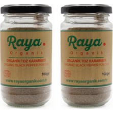 Raya Organik Organik Toz Karabiber 2’li Set (2 x 100 gr – Toplam 200 Gr)