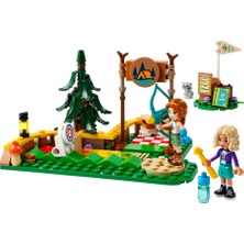  lego oyuncak friends macera kampı okçuluk alanı 6 yaş ve üzeri çocuklar ıçin autumn ve nova minifigürü ıçeren yaratıcı oyuncak yapım seti 157 parça 42622