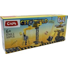 Lelebrother City Build Iş Makinesi Seti Eğitici Blok Oyuncak No-1