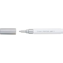 Pilot Pintor Keçeli Markör Dekor Boya Kalemi (F) Gümüş Sw-Pt-F-S (6 Lı Paket)