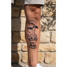 Dövme Kutusu Street Art Bart Simpson Dövmesi – Pop Art & Alternatif Tasarım 1 Ay Kalıcı Dövme