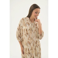 Sevim 17580 Kadın Yarım Patlı Uzun Gecelik