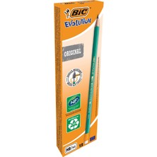 Bic Kurşun Kalem Evolution 655 Hb Silgili (12 Li Paket)