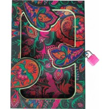 Bafix Hatıra Defteri Kilitli Lp32K-0838 (Karışık Renk 1 Adet)